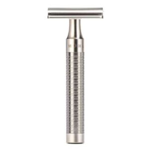 MUHLE - Rocca Rasoio di Sicurezza Inox Satinato Inserto Silver Opaco R94