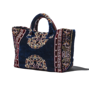 PUEBCO - Polyester Cotton Rug Fabric Bag Navy Blue